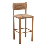 ZUO Iska Barstool (Set of 2) Natural