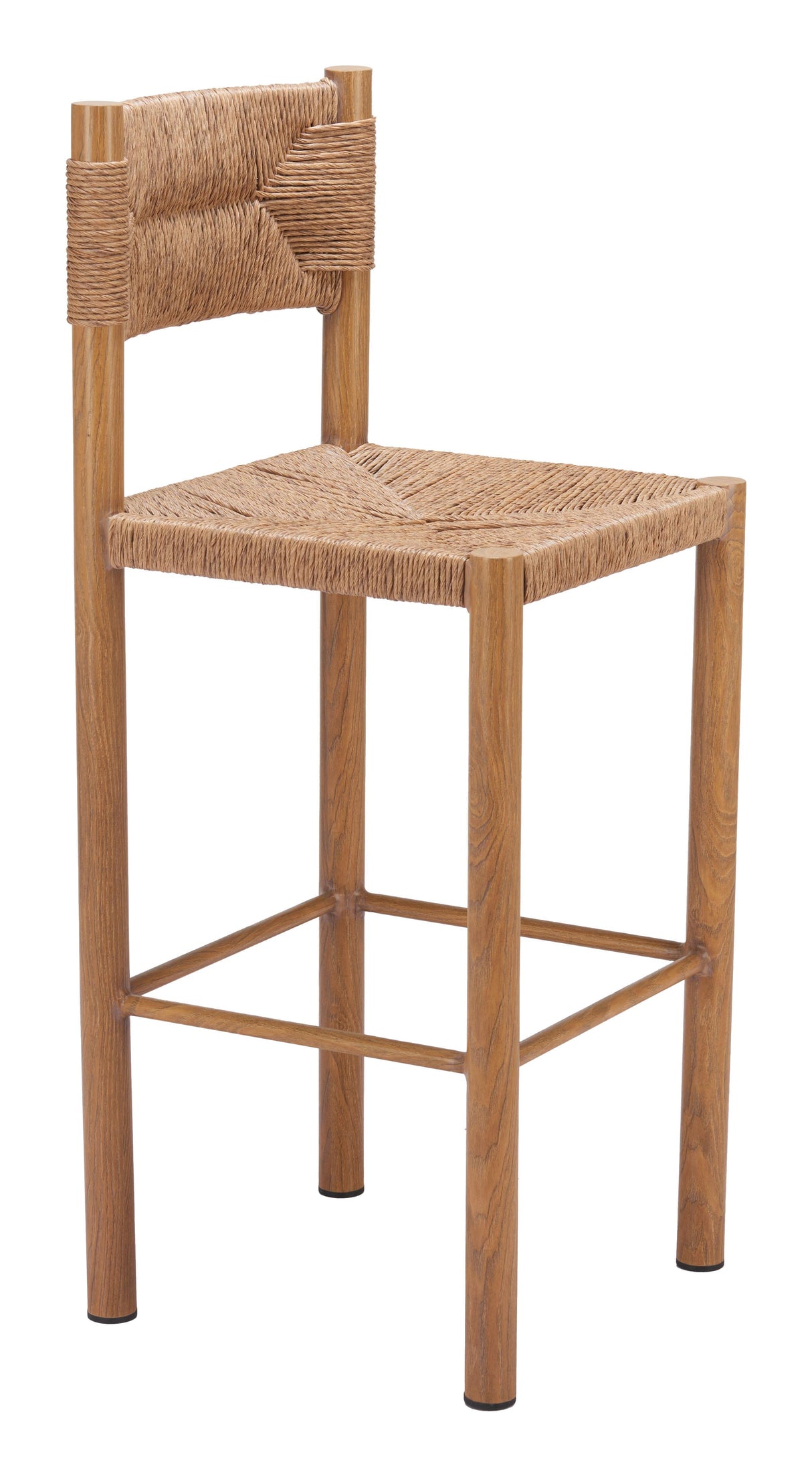ZUO Iska Barstool (Set of 2) Natural
