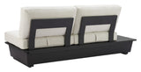 ZUO Tien LHF Loveseat Beige
