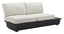 ZUO Tien RHF Loveseat Beige