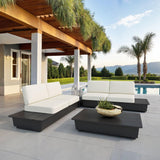 ZUO Tien RHF Loveseat Beige