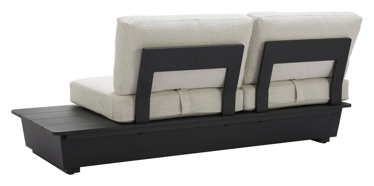 ZUO Tien RHF Loveseat Beige