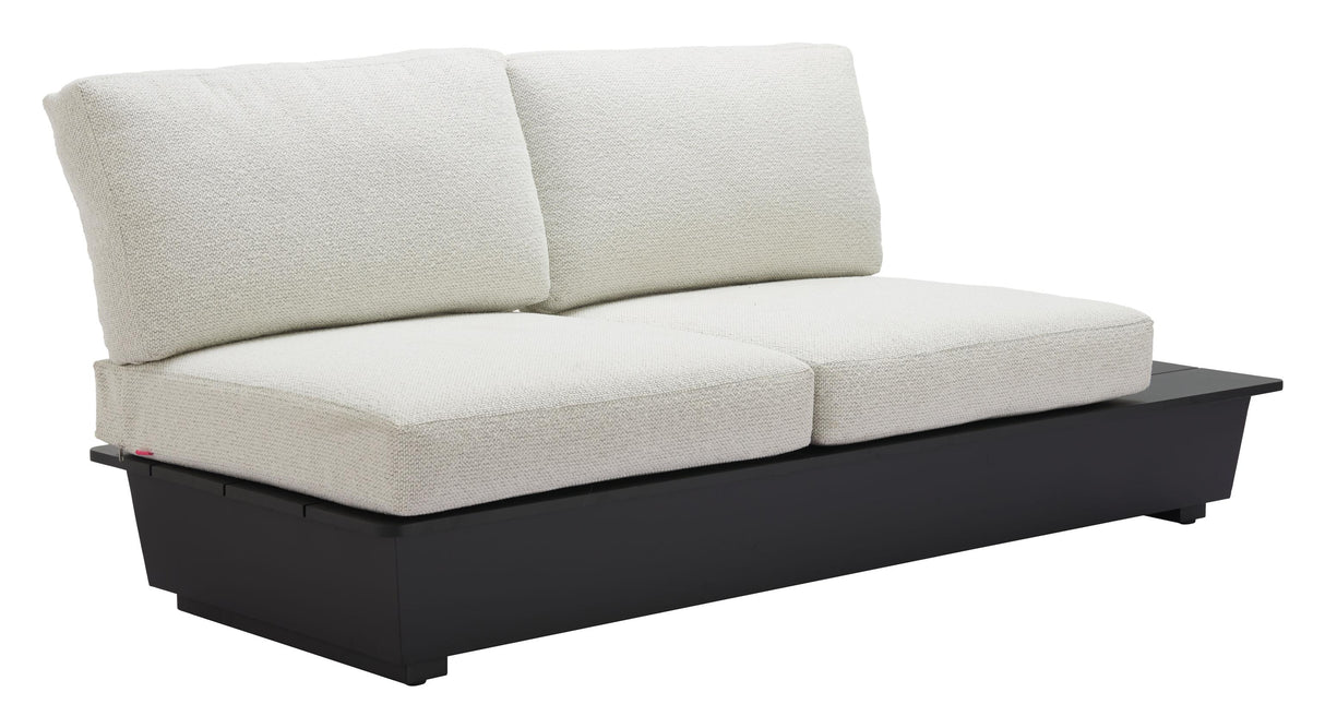 ZUO Tien RHF Loveseat Beige