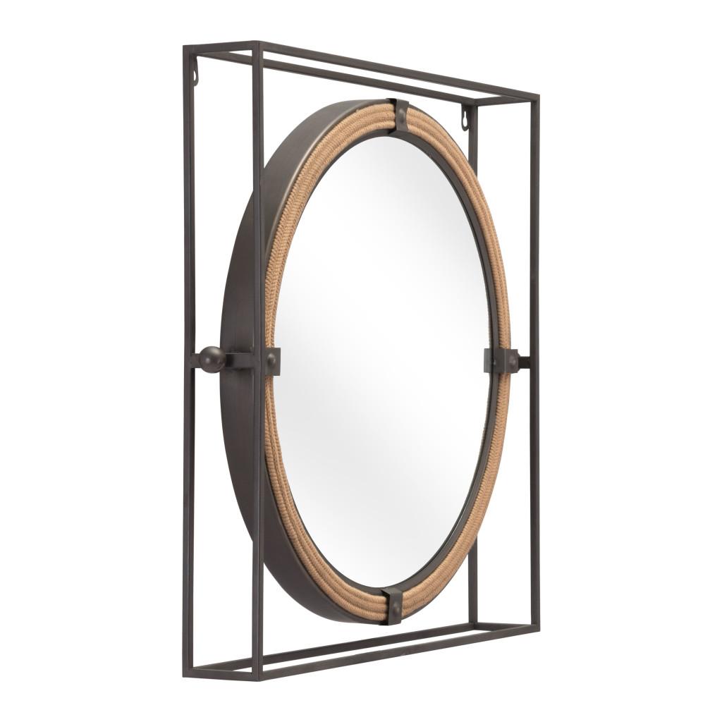 ZUO Capell Mirror Antique Gray