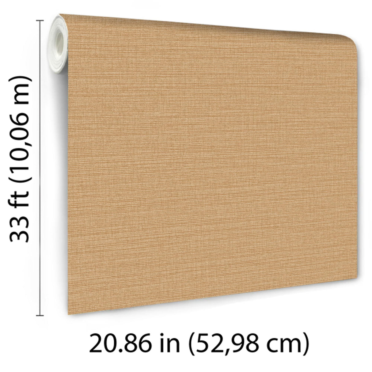 DecoratorsBest Horizontal Stria Texture Mustard Wallpaper