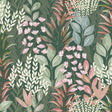 DecoratorsBest Serene Meadow Green Ground Wallpaper