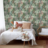 DecoratorsBest Serene Meadow Green Ground Wallpaper