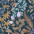 DecoratorsBest Gilded Bloom Blue Ground Wallpaper