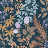 DecoratorsBest Gilded Bloom Blue Ground Wallpaper