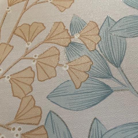 DecoratorsBest Gilded Bloom Cream Ground Wallpaper