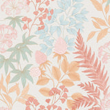 DecoratorsBest Gilded Bloom Red on White Ground Wallpaper