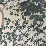 Veer Decor Arbor Serenade Green on Yellow Ground Wallpaper