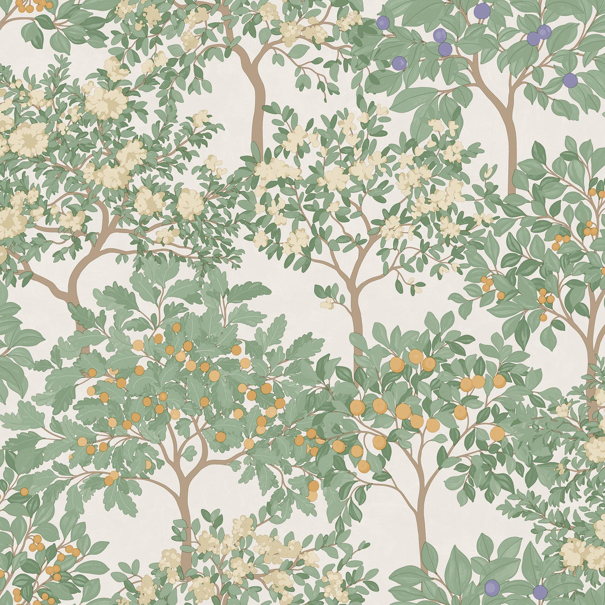 DecoratorsBest Arbor Serenade Cream Ground Wallpaper
