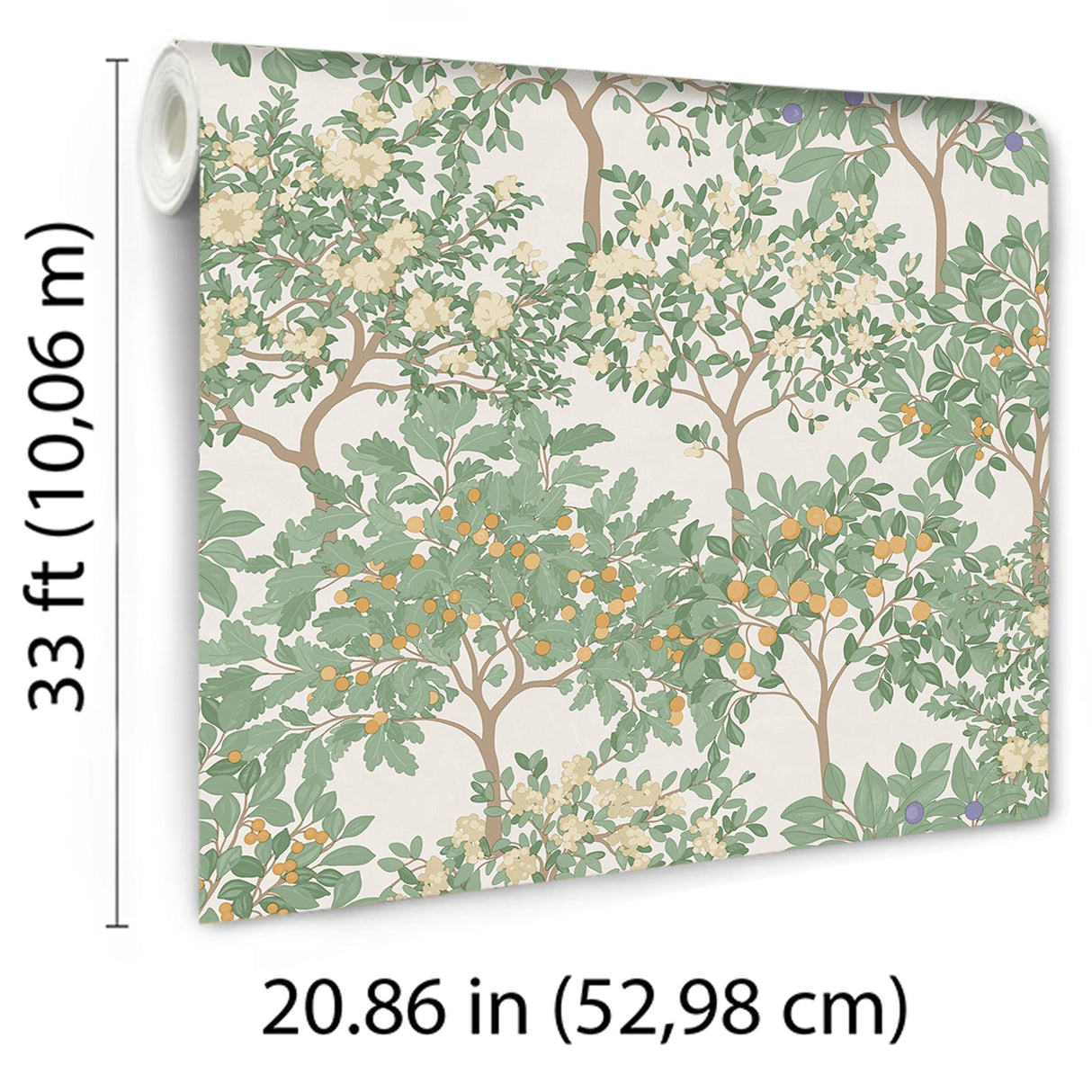 DecoratorsBest Arbor Serenade Cream Ground Wallpaper