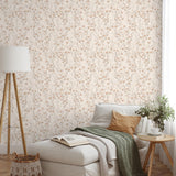 DecoratorsBest Blossom Branches Grey Beige Wallpaper