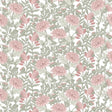 DecoratorsBest Floral Sonata Pink & Green Wallpaper