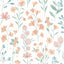 DecoratorsBest Floral Candy Orange Wallpaper