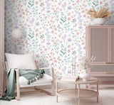 DecoratorsBest Floral Candy Pink and Violet Wallpaper