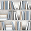 DecoratorsBest Nook Book Blue Wallpaper