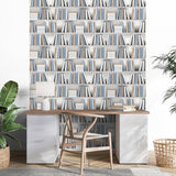 DecoratorsBest Nook Book Blue Wallpaper