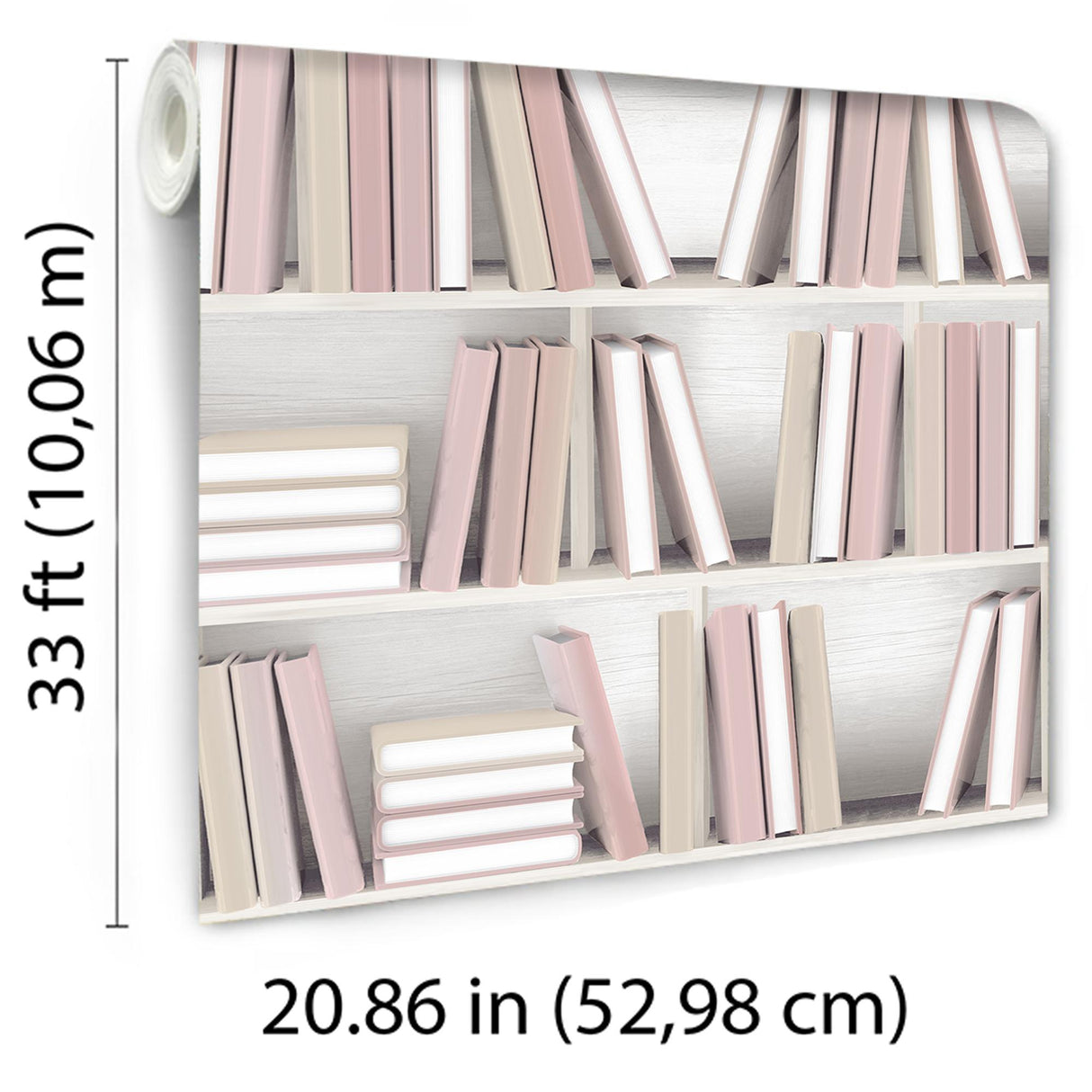 DecoratorsBest Nook Book Pink Wallpaper