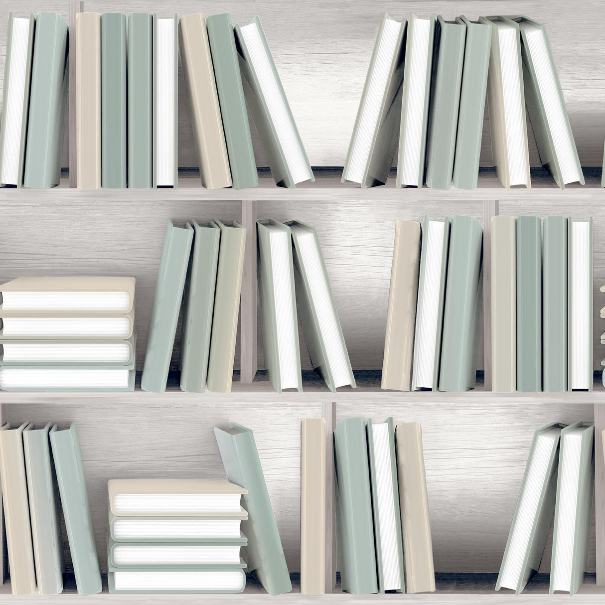 DecoratorsBest Nook Book Green Wallpaper