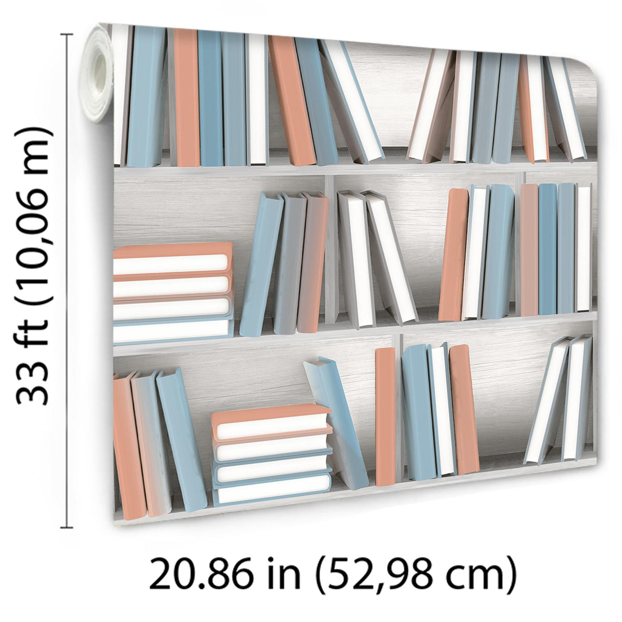 DecoratorsBest Nook Book Multi Color Wallpaper