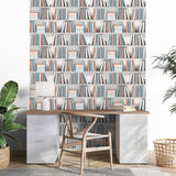 DecoratorsBest Nook Book Multi Color Wallpaper