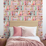 DecoratorsBest Blossom Shelves Pink Wallpaper