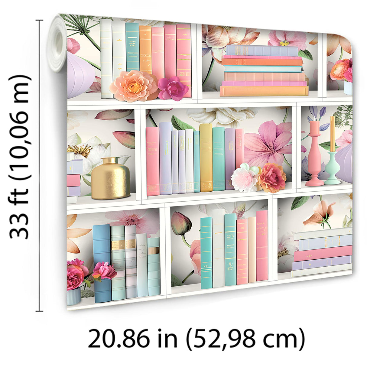 DecoratorsBest Blossom Shelves Mutli Wallpaper
