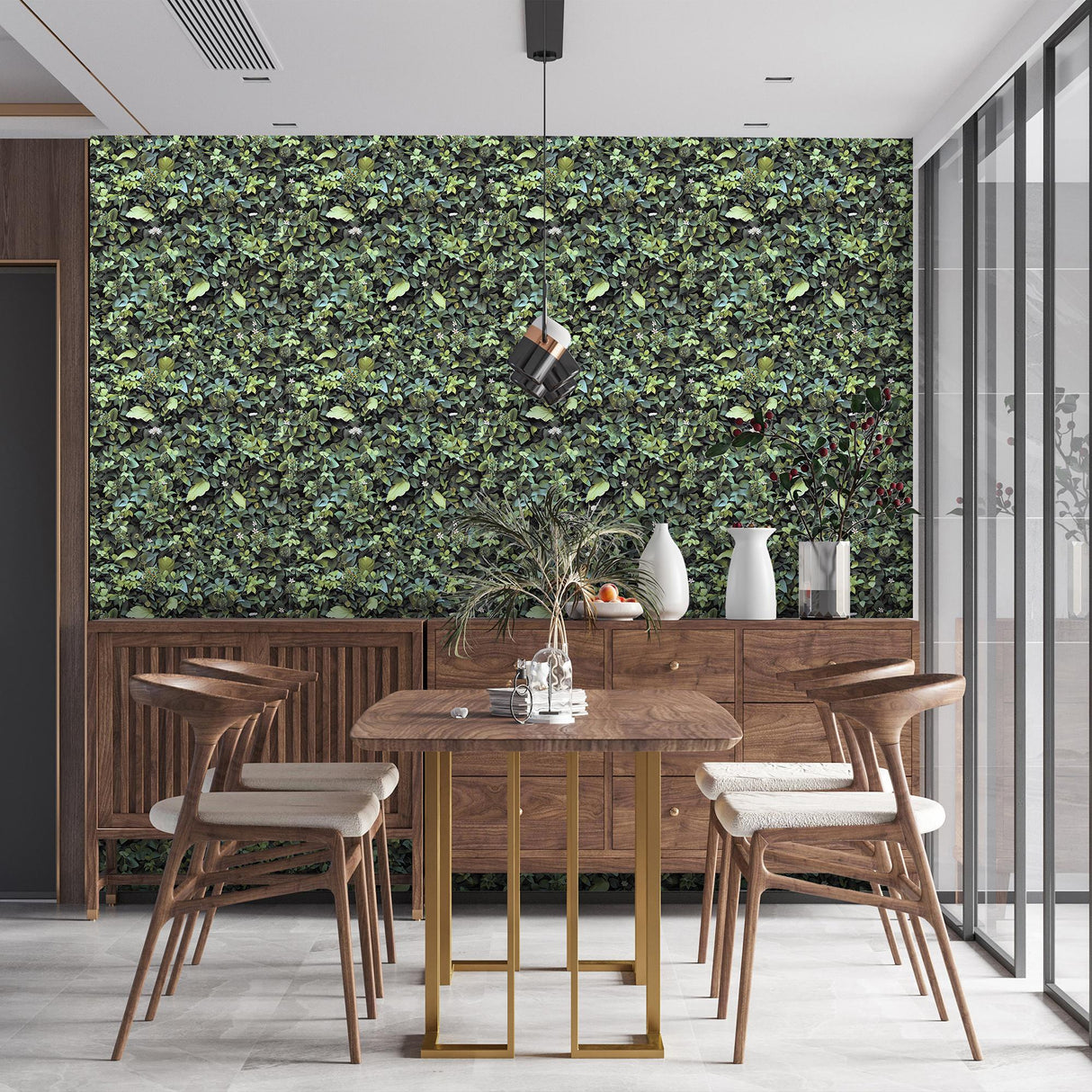 DecoratorsBest Evergreen Living Wall Wallpaper