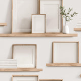 DecoratorsBest Frame Shelves Beige Wallpaper