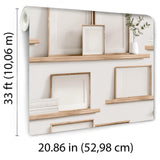 DecoratorsBest Frame Shelves Beige Wallpaper