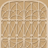DecoratorsBest Lattice Rattan Panels Mustard Wallpaper