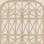 DecoratorsBest Lattice Rattan Panels Beige Wallpaper