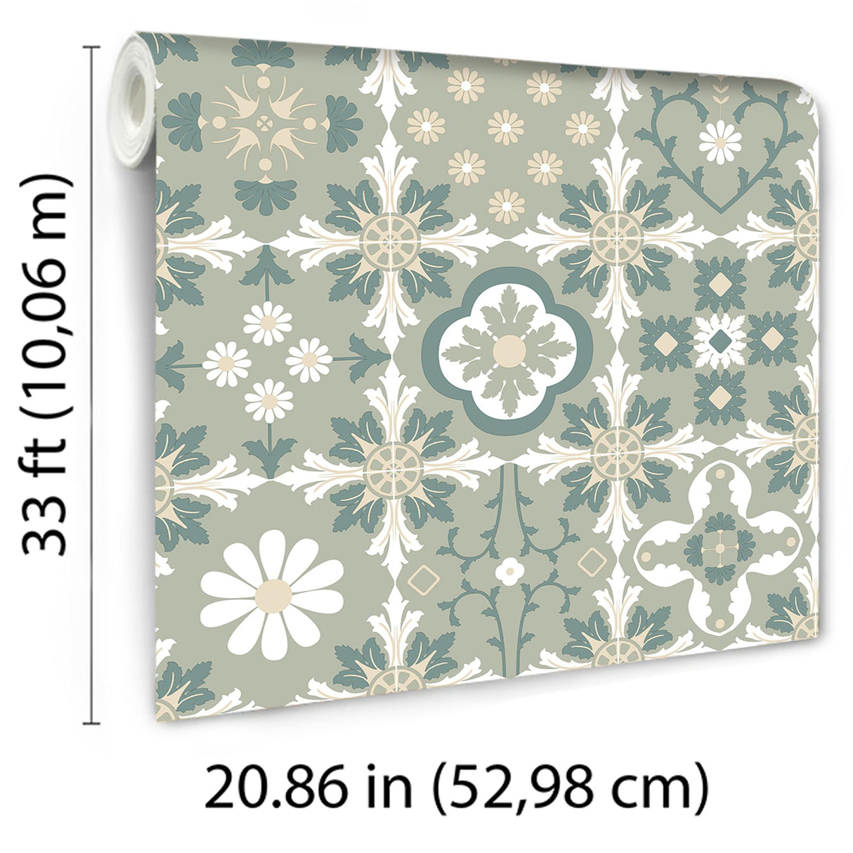 DecoratorsBest Ceramic Tiles Green Wallpaper