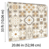 DecoratorsBest Ceramic Tiles Beige Wallpaper