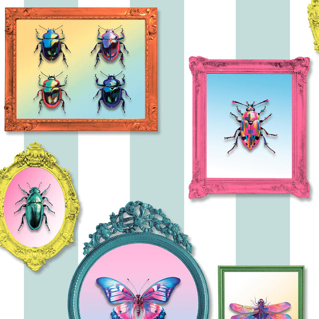 DecoratorsBest Entomology Gallery Blue Wallpaper