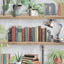 DecoratorsBest Industrial Book Nook Grey Wallpaper