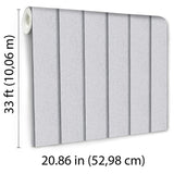 DecoratorsBest Luxe Concrete Slat Grey Wallpaper