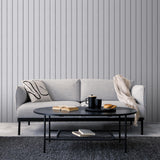 DecoratorsBest Luxe Concrete Slat Grey Wallpaper