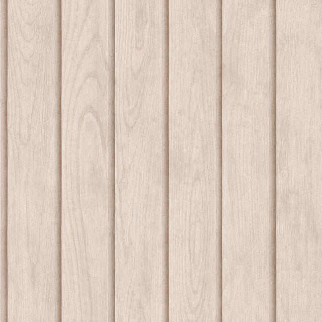 DecoratorsBest Luxe Wood Slats Maple Beige Wallpaper