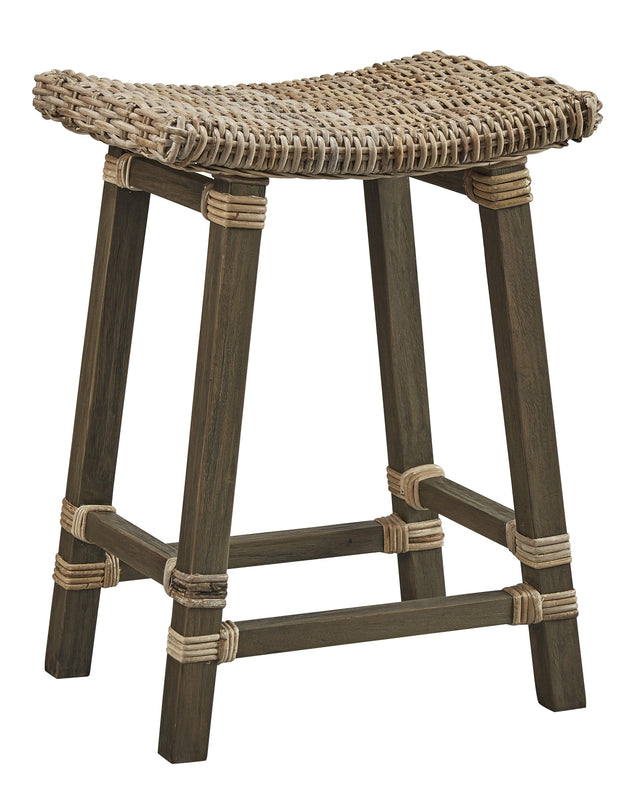 Furniture Classics Country Woven Kubu Counter Stool