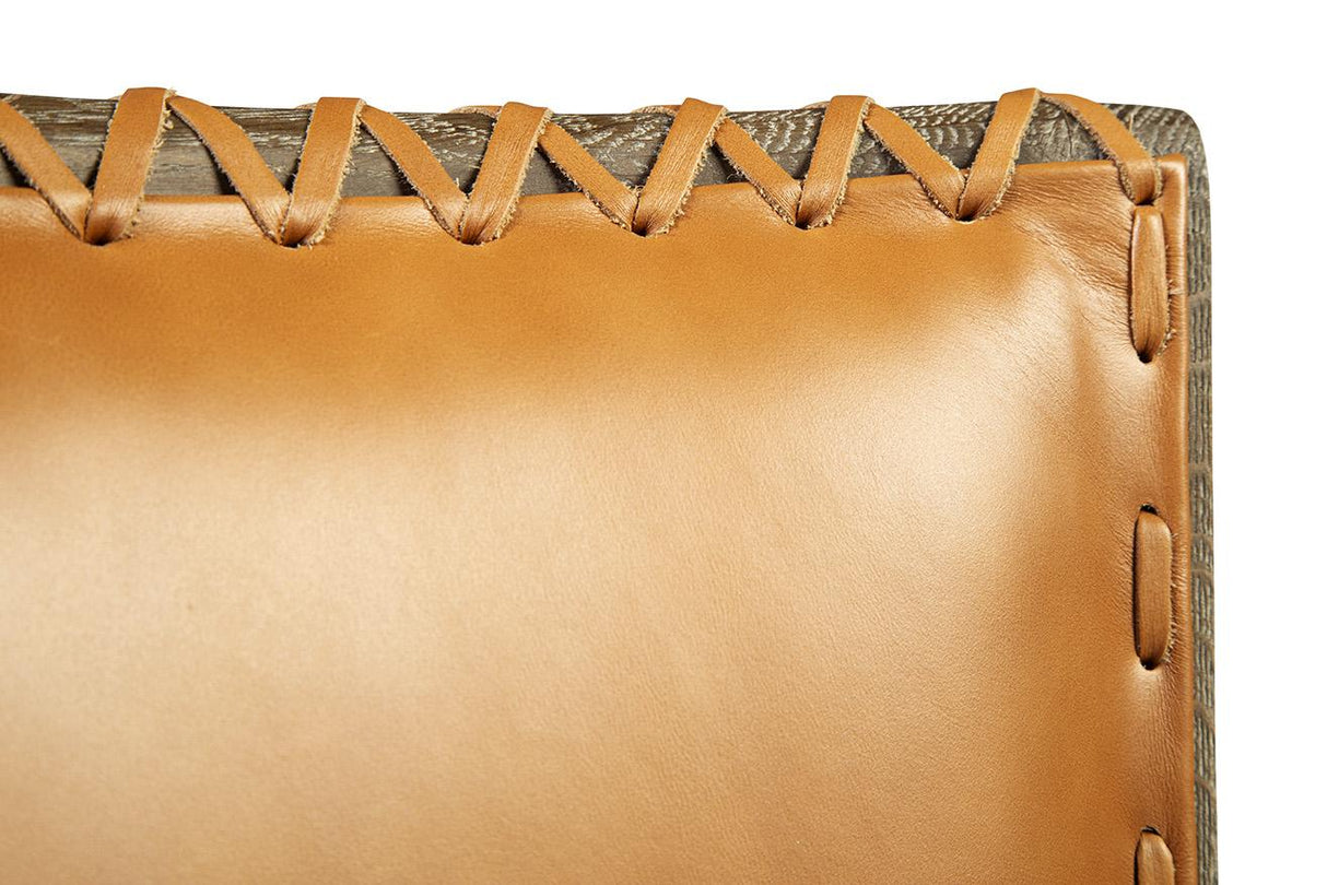 Furniture Classics Lina Leather and Linen Chair