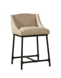 Furniture Classics Linen & Iron Pipe Counter Stool