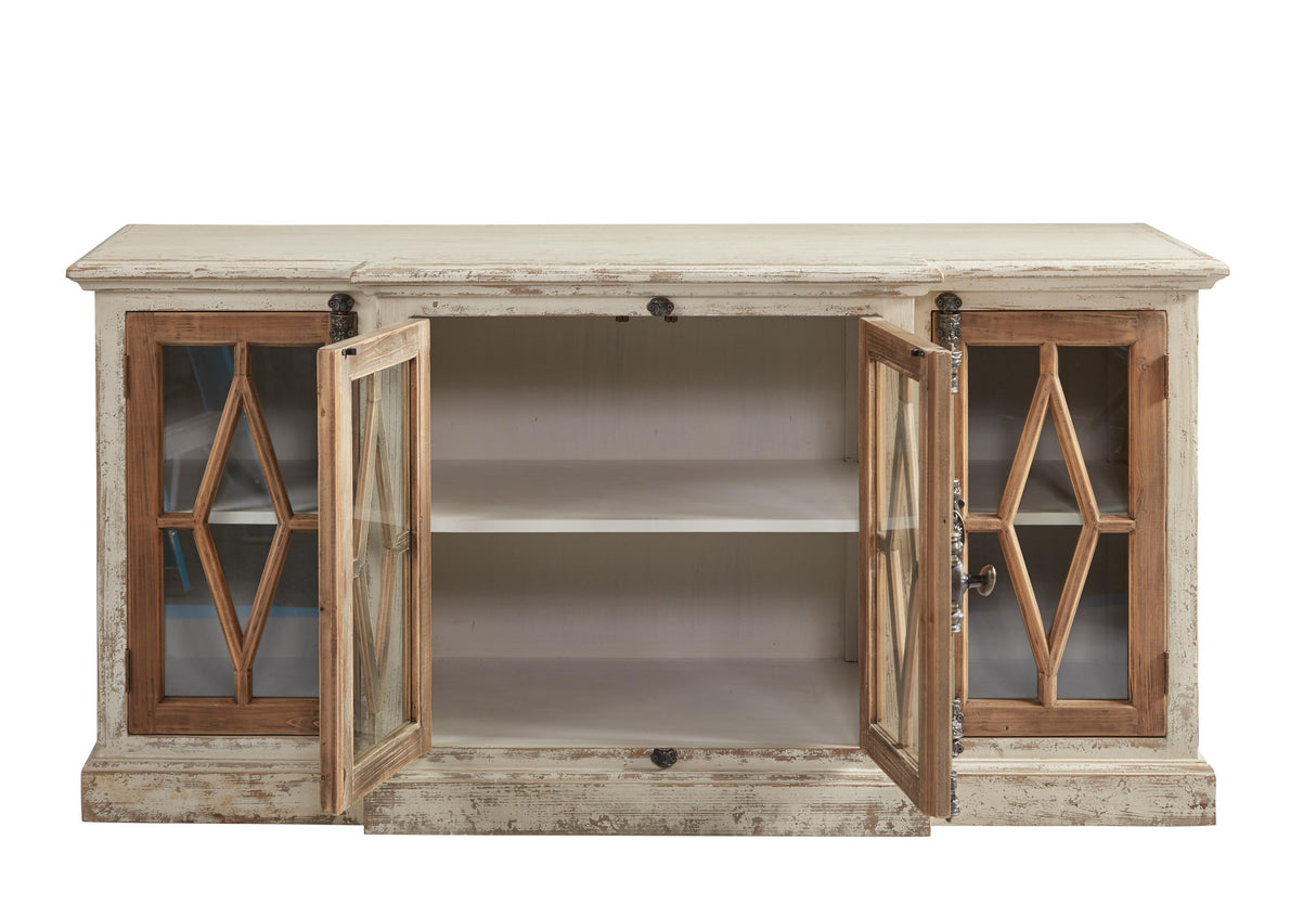 Furniture Classics Dove Stalone Glass Front Server