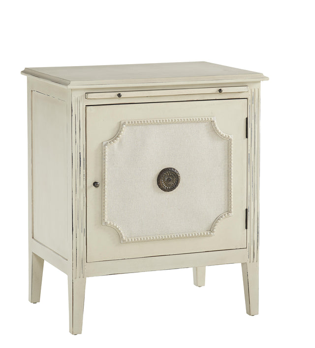 Furniture Classics Linen & Beaded Front End Table