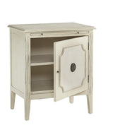 Furniture Classics Linen & Beaded Front End Table