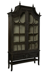 Furniture Classics Reims Cathedral Black Arched Cabinet