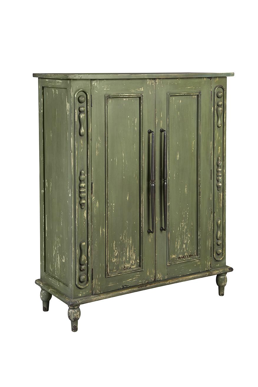 Furniture Classics Green Bijou Hall Cabinet